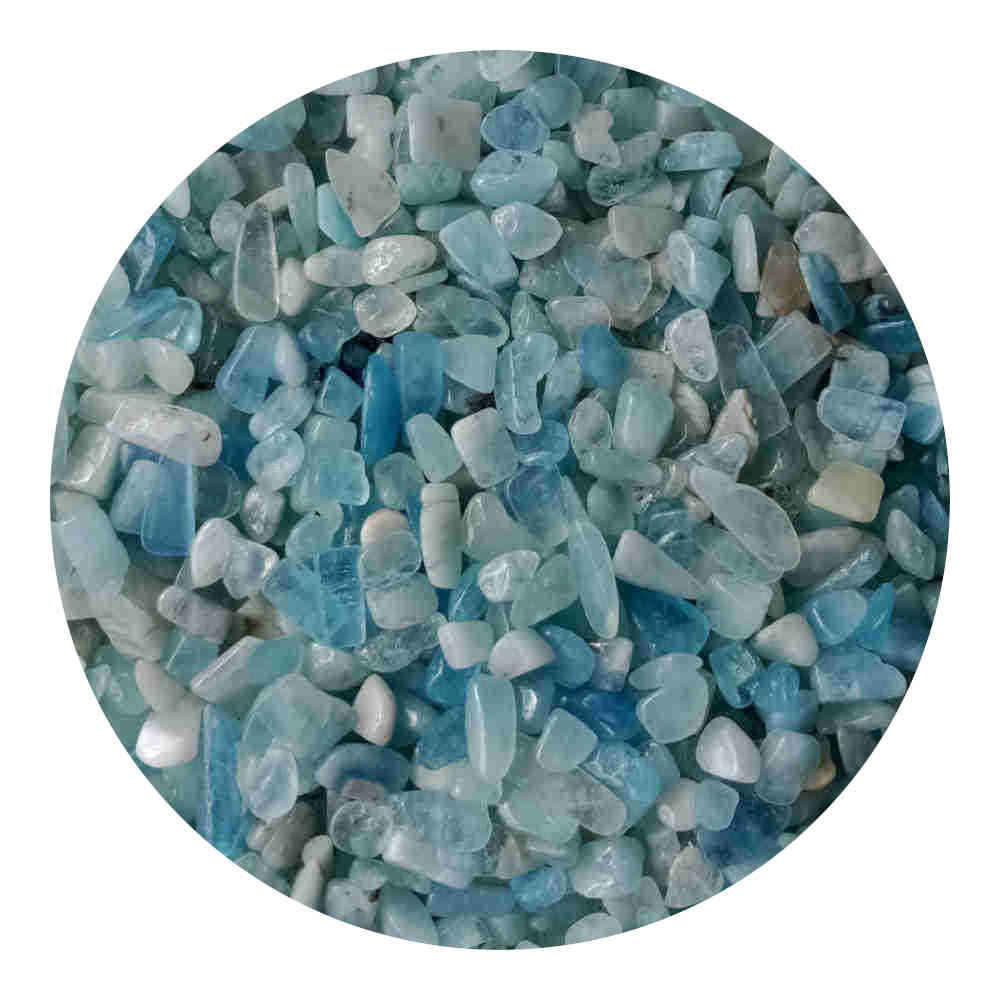 Aquamarine Crystal Chips