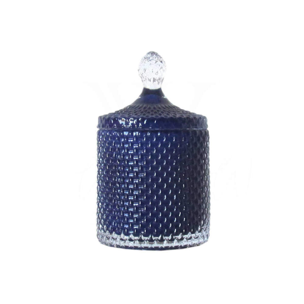 Lapis Lazuli Blue Teardrop Candle Jar